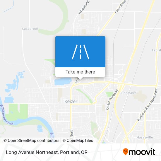 Long Avenue Northeast map