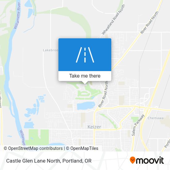 Mapa de Castle Glen Lane North