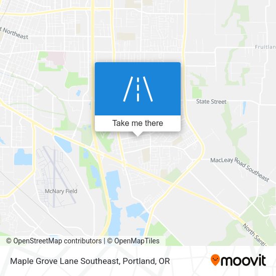 Maple Grove Lane Southeast map