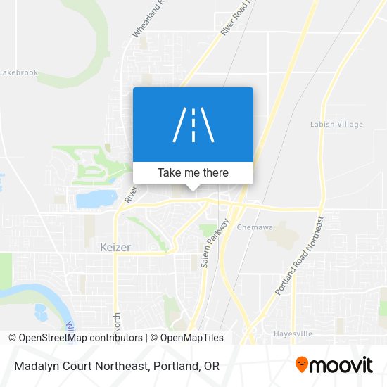 Mapa de Madalyn Court Northeast