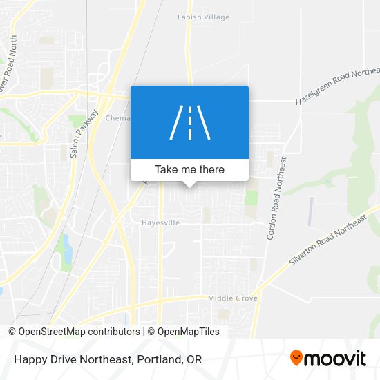 Happy Drive Northeast map