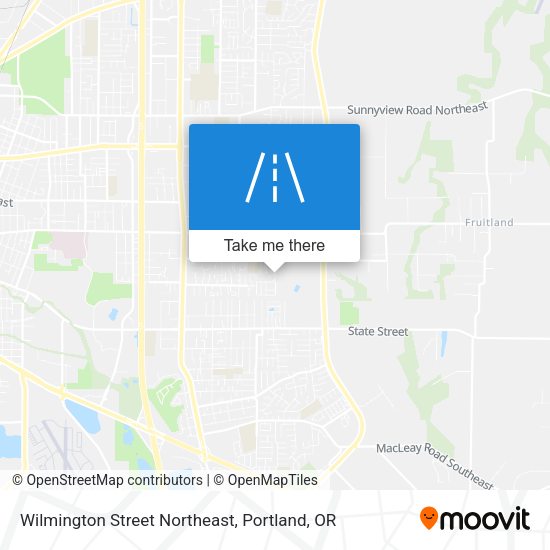 Wilmington Street Northeast map