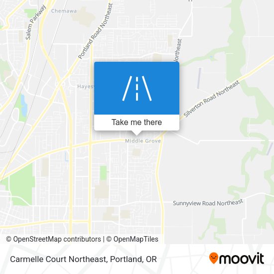 Carmelle Court Northeast map