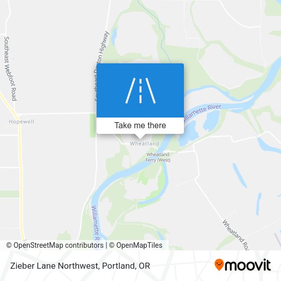 Mapa de Zieber Lane Northwest
