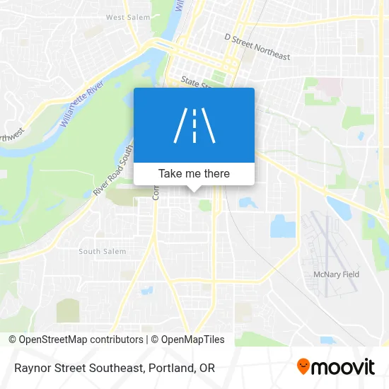 Raynor Street Southeast map