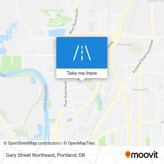 Gary Street Northeast map
