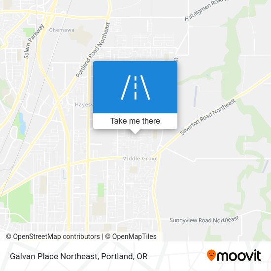 Galvan Place Northeast map