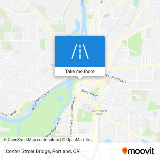 Center Street Bridge map