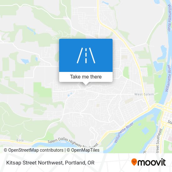 Kitsap Street Northwest map
