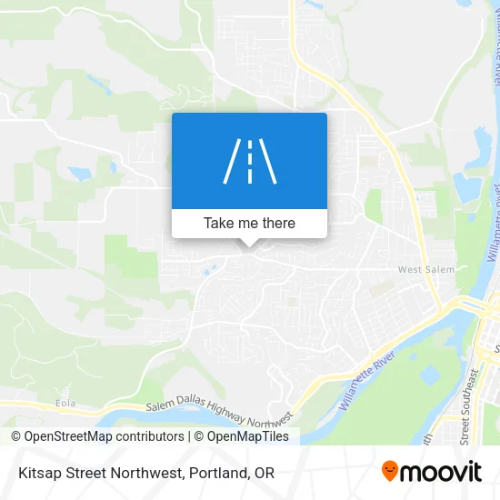 Kitsap Street Northwest map
