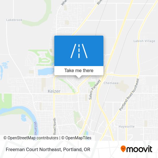 Mapa de Freeman Court Northeast