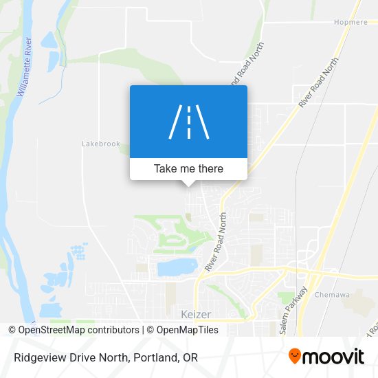 Ridgeview Drive North map