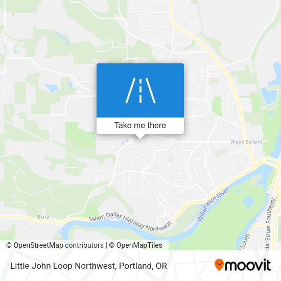 Little John Loop Northwest map
