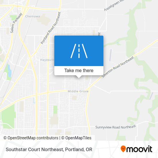 Mapa de Southstar Court Northeast
