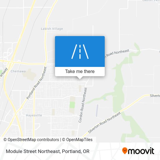 Mapa de Module Street Northeast