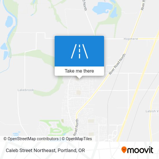 Caleb Street Northeast map