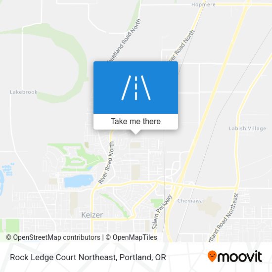 Rock Ledge Court Northeast map