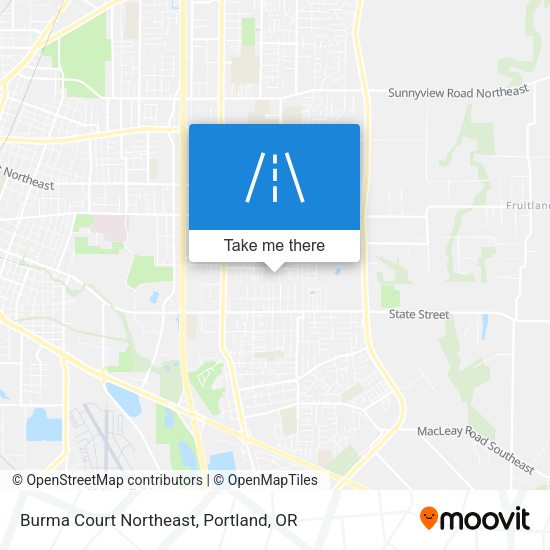 Burma Court Northeast map