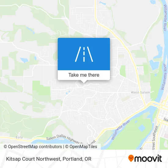 Kitsap Court Northwest map