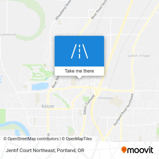 Mapa de Jentif Court Northeast