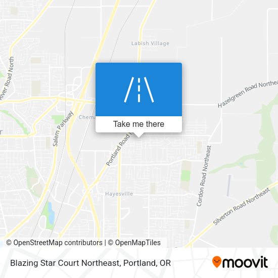 Mapa de Blazing Star Court Northeast