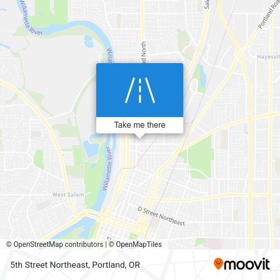 5th Street Northeast map