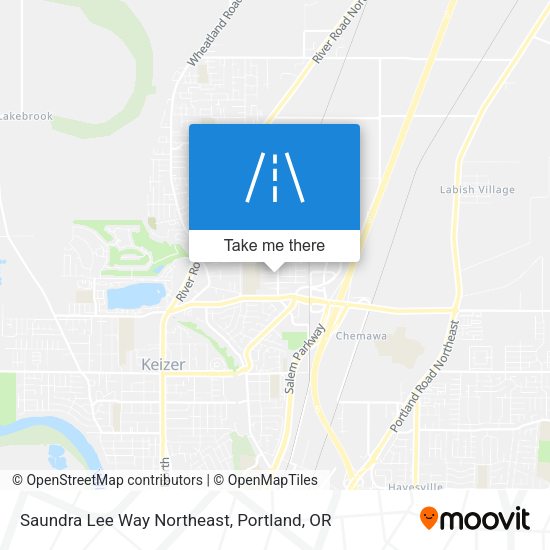 Mapa de Saundra Lee Way Northeast