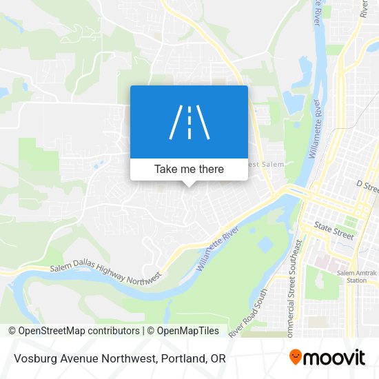 Vosburg Avenue Northwest map
