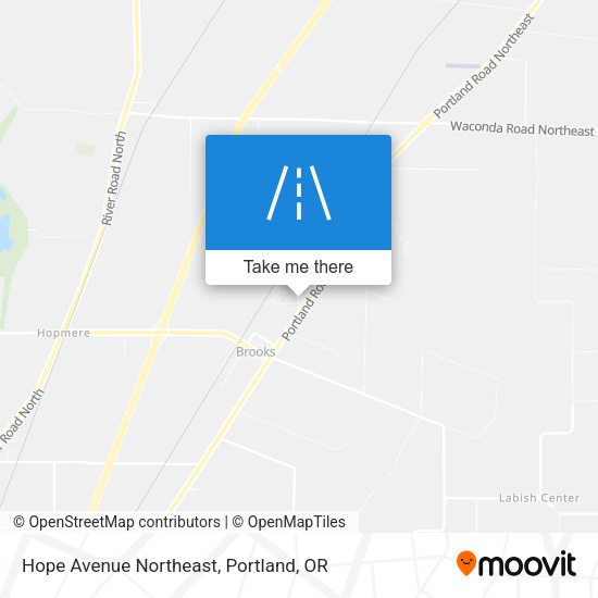 Mapa de Hope Avenue Northeast