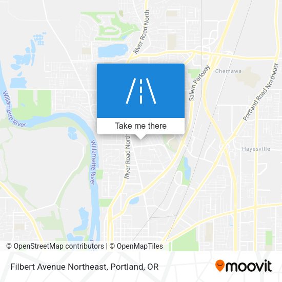 Filbert Avenue Northeast map