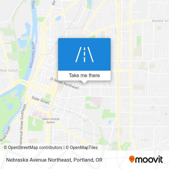 Nebraska Avenue Northeast map
