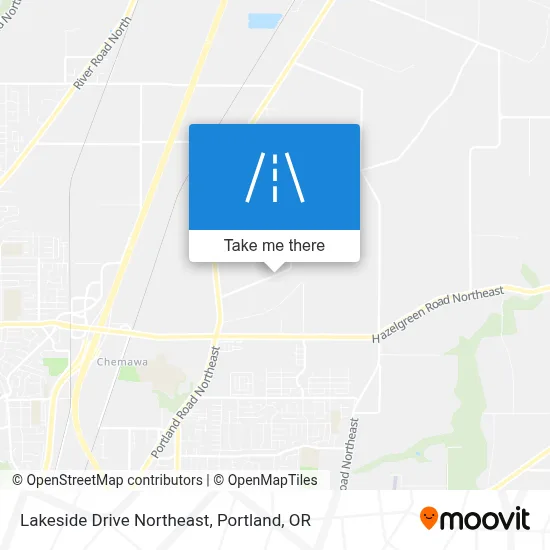 Lakeside Drive Northeast map