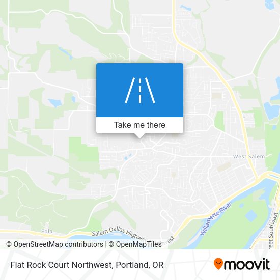 Mapa de Flat Rock Court Northwest
