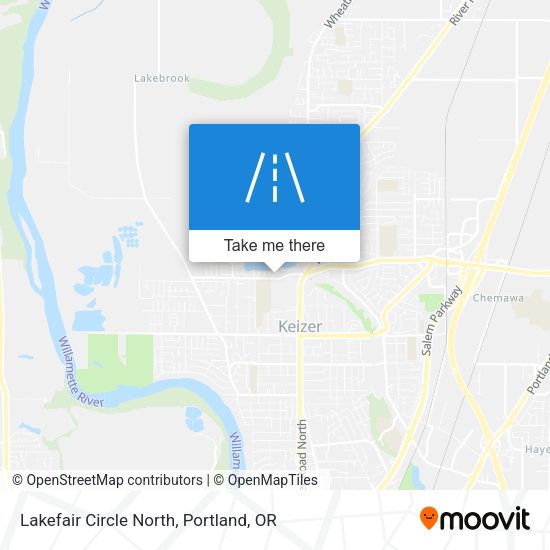 Mapa de Lakefair Circle North