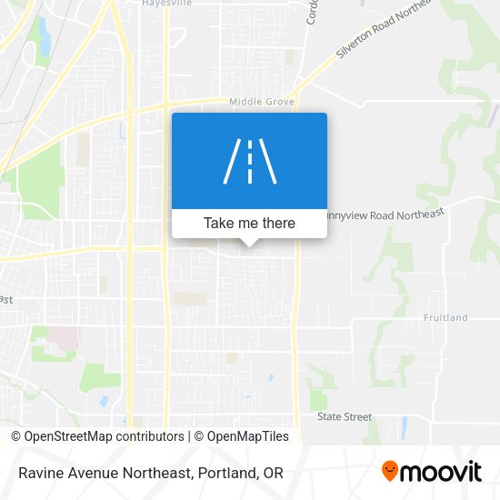 Mapa de Ravine Avenue Northeast