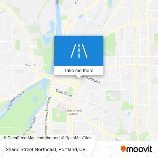 Shade Street Northeast map