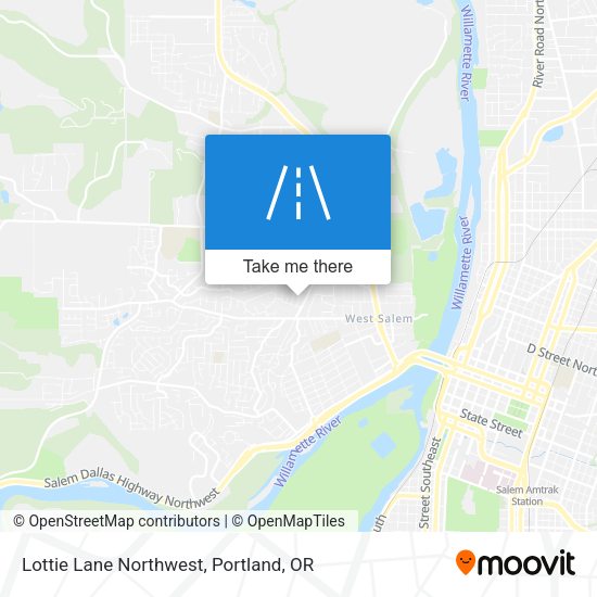 Mapa de Lottie Lane Northwest