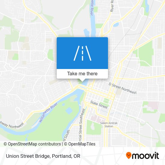 Union Street Bridge map