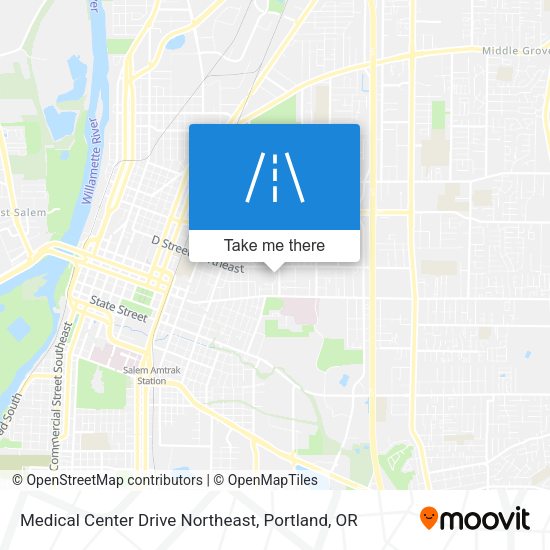 Medical Center Drive Northeast map