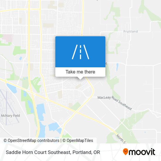 Mapa de Saddle Horn Court Southeast