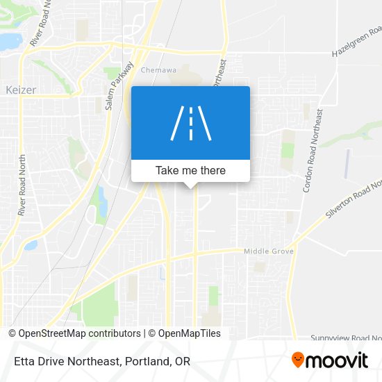 Etta Drive Northeast map