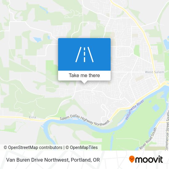 Van Buren Drive Northwest map