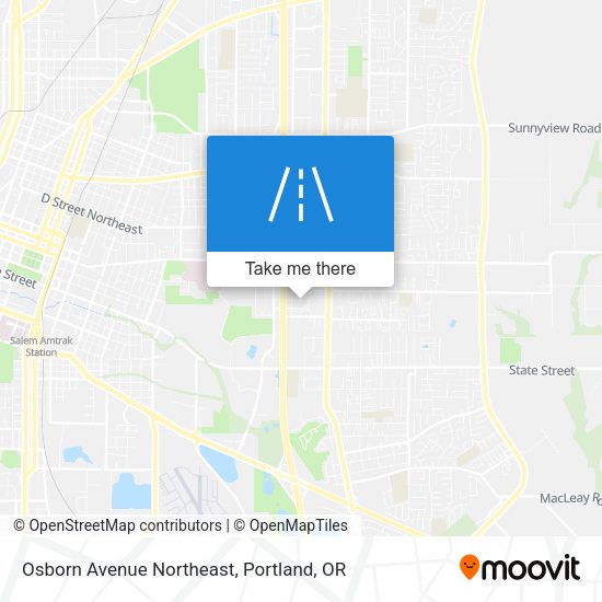 Osborn Avenue Northeast map