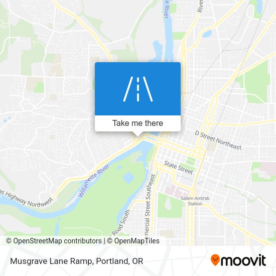 Musgrave Lane Ramp map