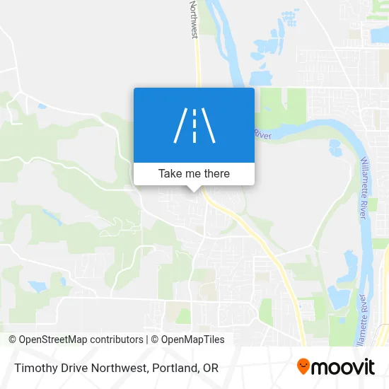 Timothy Drive Northwest map