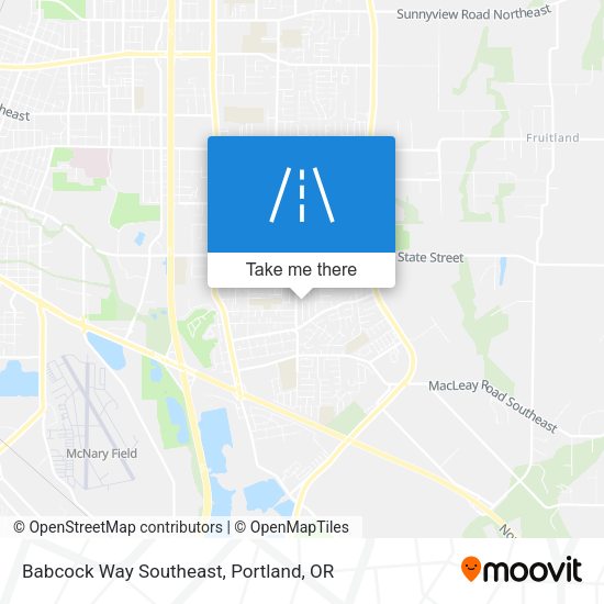 Babcock Way Southeast map