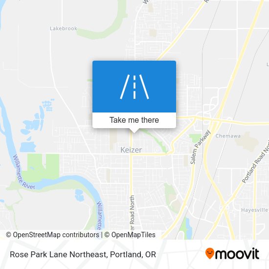 Mapa de Rose Park Lane Northeast