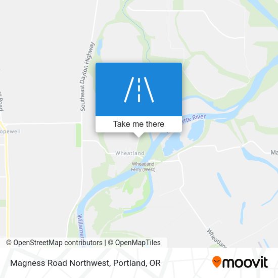 Magness Road Northwest map