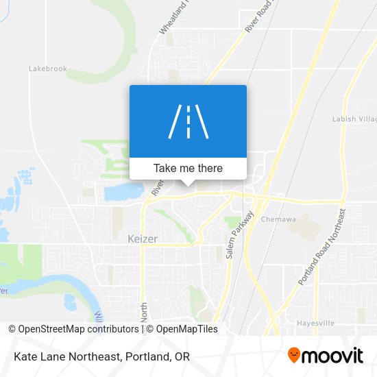 Kate Lane Northeast map