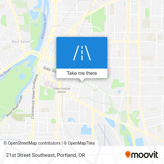 Mapa de 21st Street Southeast